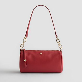 LC Lauren Conrad FEN Cylinder Bag With Chain Strap