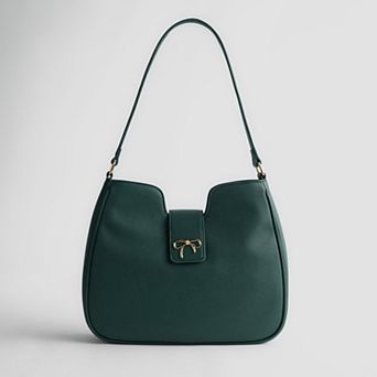 LC Lauren Conrad Cove Bow Tab Shoulder Bag