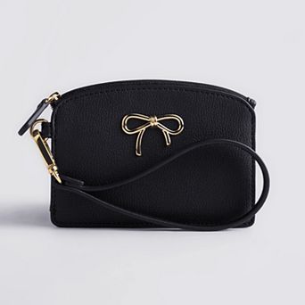 LC Lauren Conrad Mar Bow Dome Wristlet