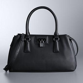 Simply Vera Vera Wang Teresa Padlock Satchel Bag