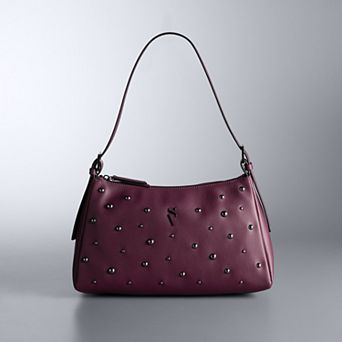 Simply Vera Vera Wang Arden Stud Item Shoulder Bag