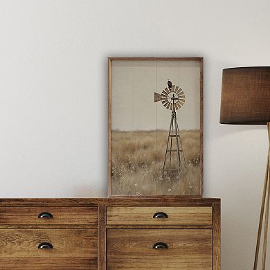 Kendrick Home Eagle On Windmill Wall Art