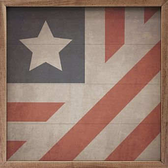 Kendrick Home Quilt American Flag Wall Art