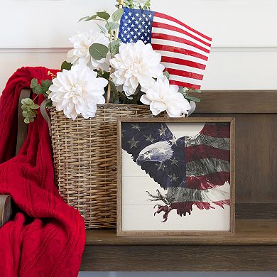 Kendrick Home Stars And Stripes Eagle Wall Art