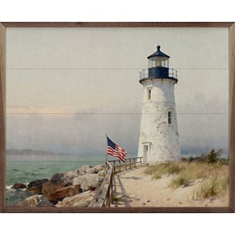 Kendrick Home Americana Lighthouse Wall Art