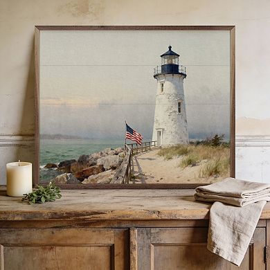 Kendrick Home Americana Lighthouse Wall Art