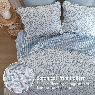 Madison Park Eamon 3-Piece Printed Quilt Set