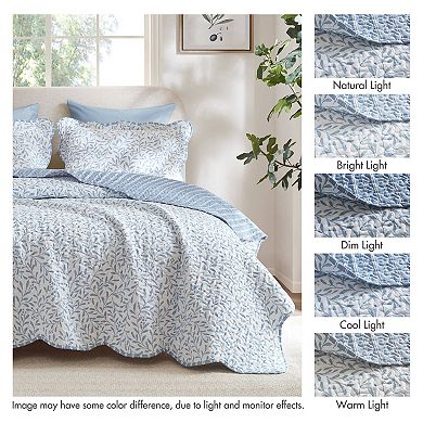 Madison Park Eamon 3-Piece Printed Quilt Set