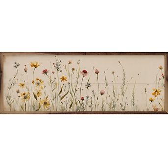 Kendrick Home Simple Field Flowers Wall Art