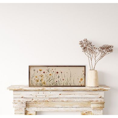 Kendrick Home Simple Field Flowers Wall Art