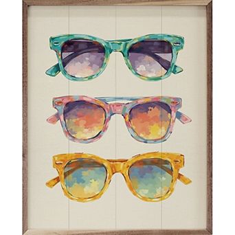 Kendrick Home Fun Sunglasses Wall Art
