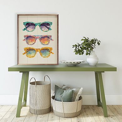 Kendrick Home Fun Sunglasses Wall Art