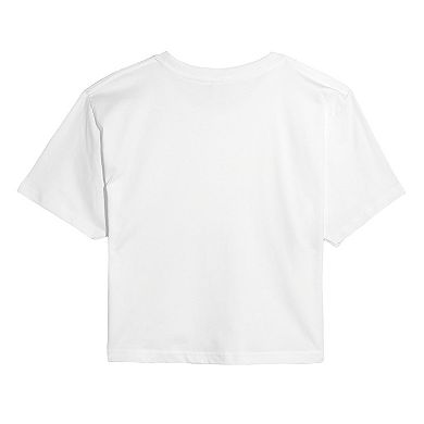 Juniors' Coca-Cola Surfing Distressed Cropped Tee