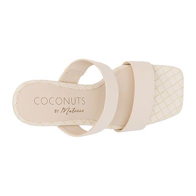 Coconuts by Matisse Britt Women's Block Heel Slide Sandals