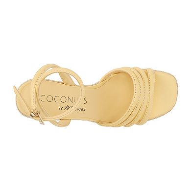 Coconuts by Matisse Sunnie Women's Wedge Ankle Strap Sandals