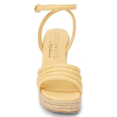 Coconuts by Matisse Sunnie Women's Wedge Ankle Strap Sandals