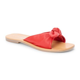 Coconuts by Matisse Mackenzi Women's Slip-On Bow Accent Sandals