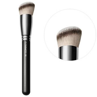 MAC Cosmetics 170 Synthetic Rounded Slant Brush for Buffing and Blending Liquid/Cream Foundation