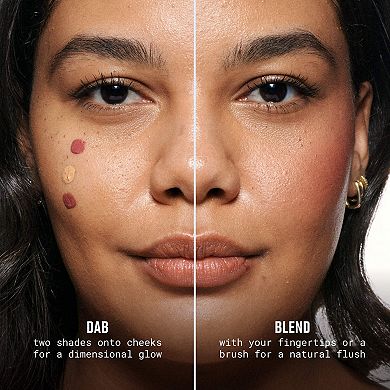 Strobe Beam Illuminating Liquid Blush with Buildable Coverage