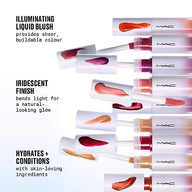 Strobe Beam Illuminating Liquid Blush with Buildable Coverage