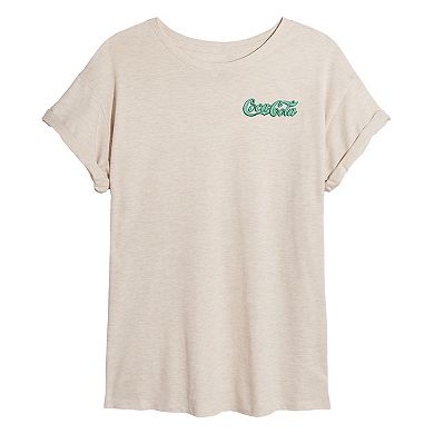 Juniors' Coca-Cola Delicious & Refreshing Oversized Tee