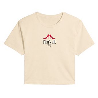 Juniors' The Devil Wears Prada 2 That's All. Cropped Tee