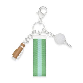 Get Spirited Silver Tone Georgian Golf Bag Charm