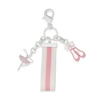 Get Spirited Silver Tone Georgian Ballet Bag Charm
