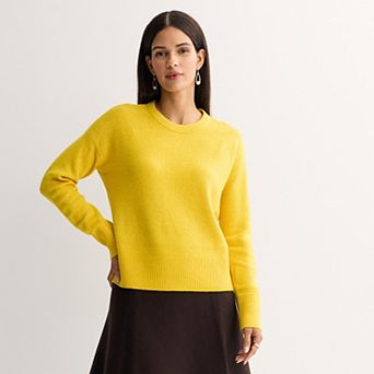 Women's Nine West Crew Neck Pullover Sweater