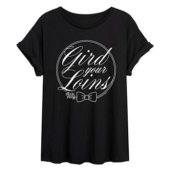 Juniors' The Devil Wears Prada Gird Your Loins Oversized Tee