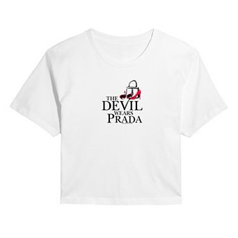 Juniors' The Devil Wears Prada Icons Cropped Tee