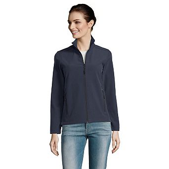 SOLS Womens/Ladies Race Full Zip Water Repellent Softshell Jacket