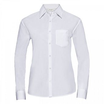 Russell Collection Ladies/Womens Long Sleeve Shirt