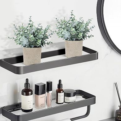 2 Pack Fake Plants Eucalyptus Small Potted Artificial Plants Indoor Greenery for Shelf Desk Home