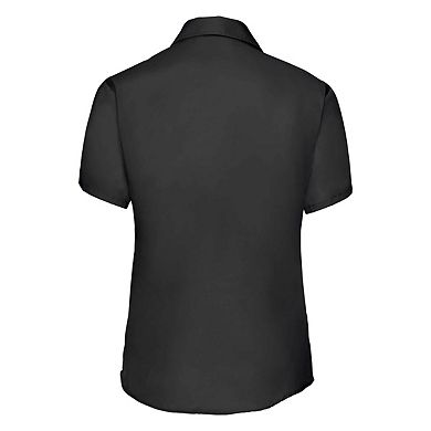 Russell Collection Ladies/Womens Short Sleeve Ultimate Non-Iron Shirt