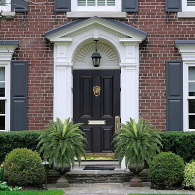 Great Ambitions 35" Ferns Artificial Bush Plants Large, 2 Artificial Boston Ferns with 39 Fronds