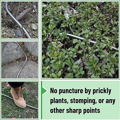 Great Ambitions10 Feet Stainless Steel Metal Garden Hose