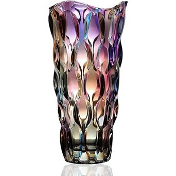 Glass Vases for Flowers,Thickened 3.4 lb Morden vases for Tables Centerpieces, vase for Home Decor