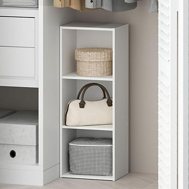 Great Ambitions 3-Tier Open Shelf Closet Organizer for Bedroom & Living Room