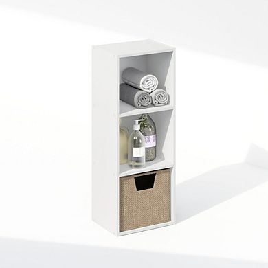 Great Ambitions 3-Tier Open Shelf Closet Organizer for Bedroom & Living Room