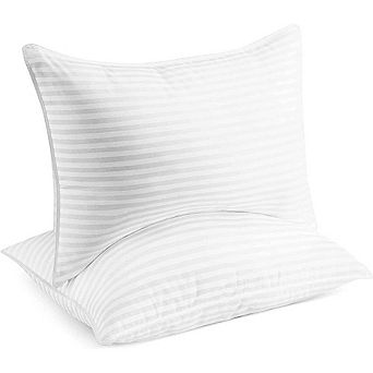 Great Ambitions Standard,Queen 2-Pack Down Alternative Pillows - Soft Support for All Sleepers