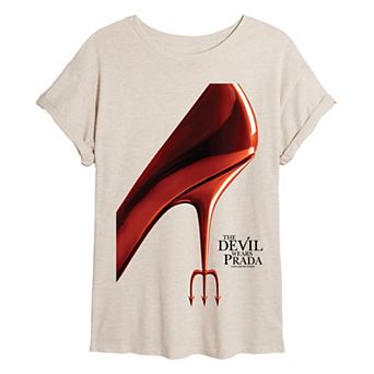 Juniors' The Devil Wears Prada Oversized Tee
