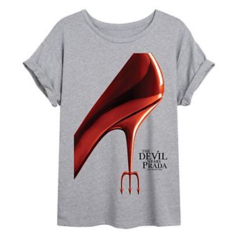 Juniors' The Devil Wears Prada Oversized Tee