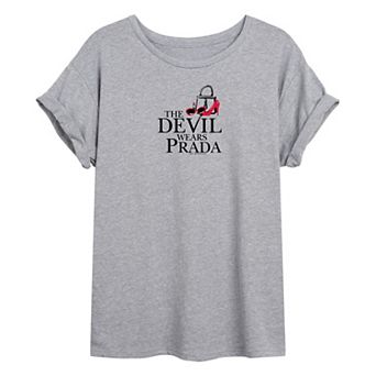 Juniors' The Devil Wears Prada Icons Oversized Tee