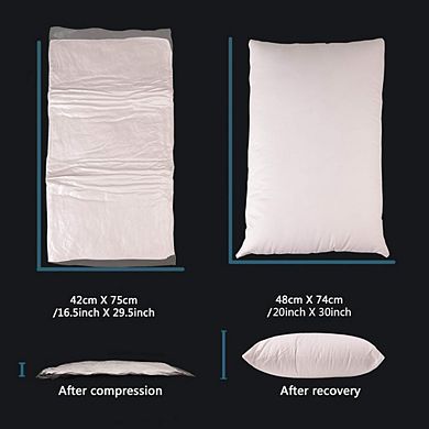 Great Ambitions Luxury Soft Down Alternative Pillows, Fluffy Hotel Collection, Machine Washable