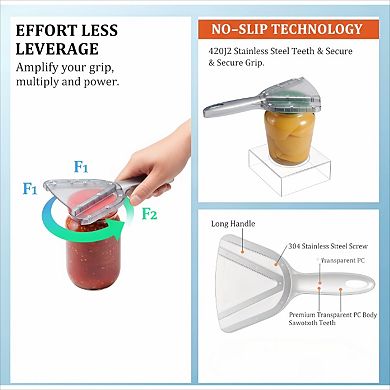 Jar Opener for Arthritis Easy Grip Bottle Cap Remover