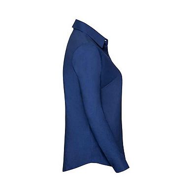 Russell Womens/Ladies Oxford Easy-Care Long-Sleeved Shirt