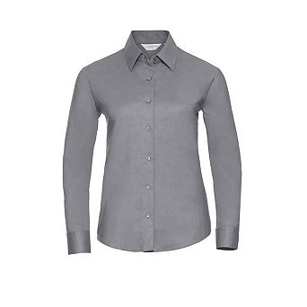 Russell Womens/Ladies Oxford Easy-Care Long-Sleeved Shirt