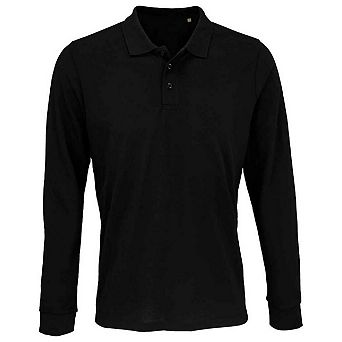 SOLS Unisex Adult Prime Pique Long-Sleeved Polo Shirt