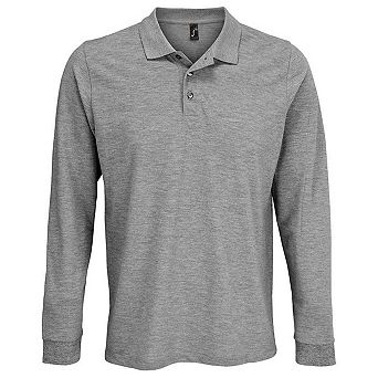 SOLS Unisex Adult Prime Pique Long-Sleeved Polo Shirt